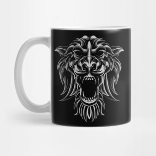 silver tiger mask Mug